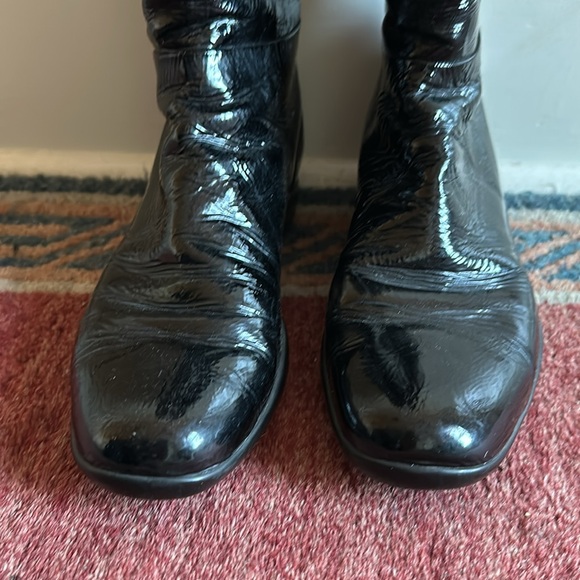 Prada Patent Leather Flat Tall boots - Picture 7 of 7